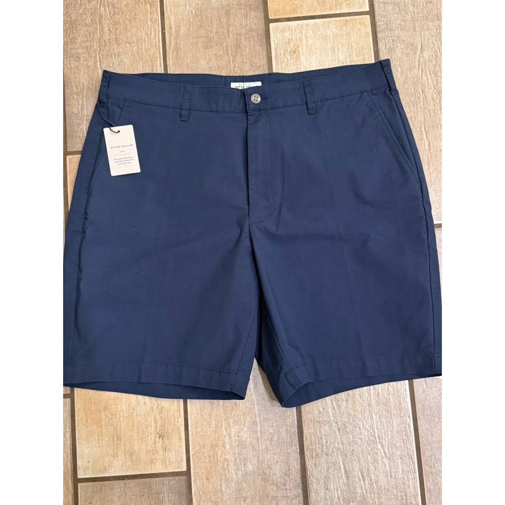 PETER MILLAR Mens 36 SHORTS PERFORMANCE GOLF CROWN COMFORT ME0B16 CLASSIC FIT 8"